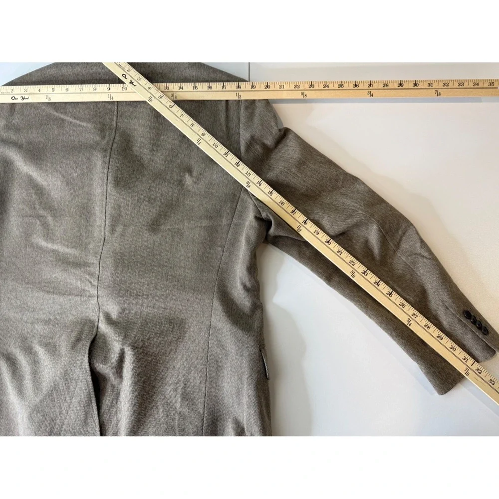 Banana Republic Blazer Mens 44R Brown Herringbone Tailored Fit Cotton Sport Coat